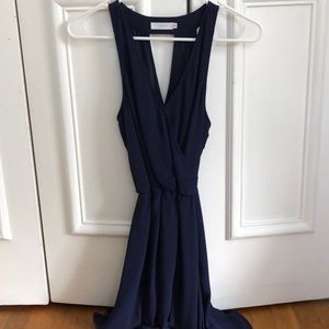 Navy blue dress